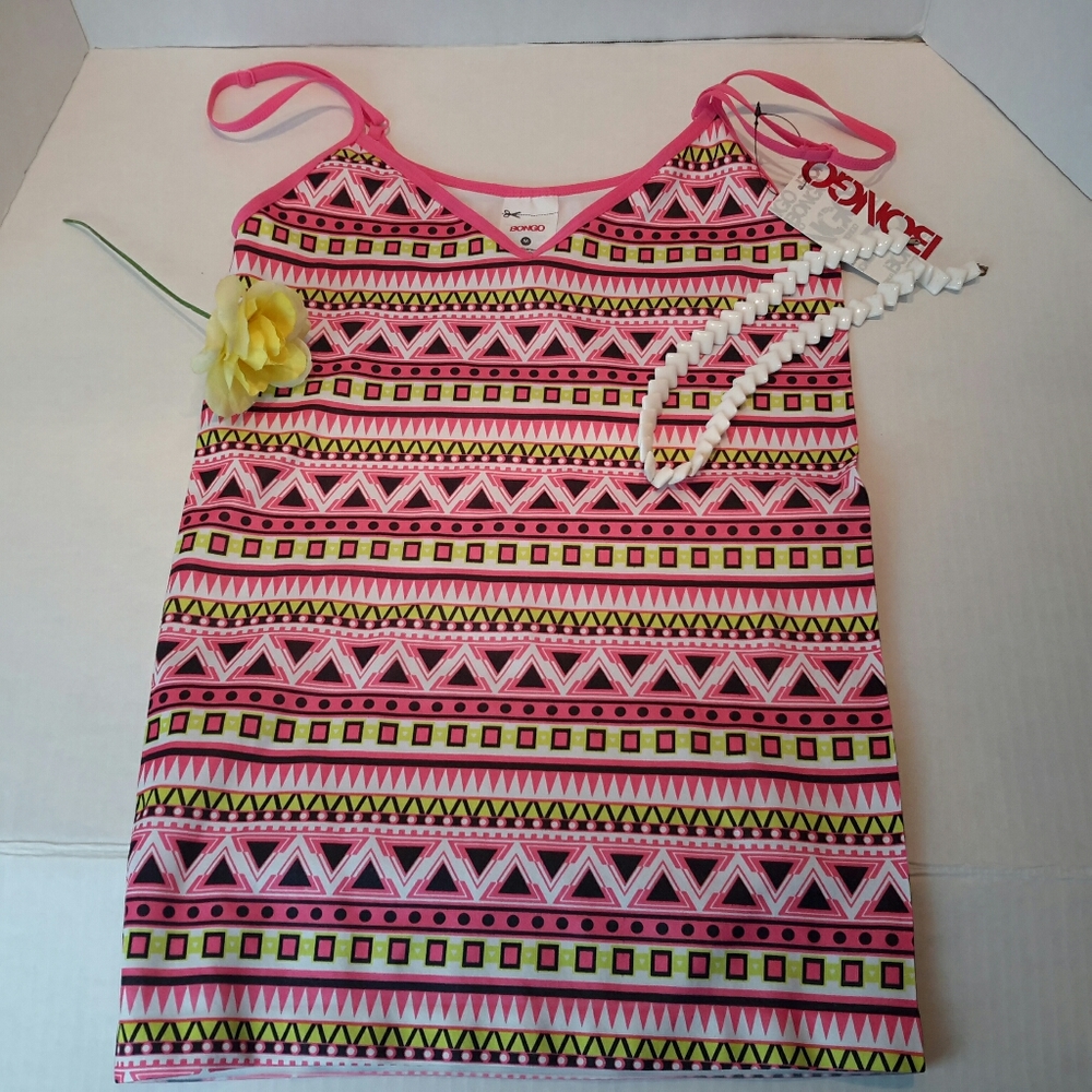 NWT/ Bongo Multi-Color Tank Top Size M